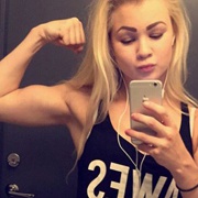 Teen muscle girl Fitness girl Sofia
